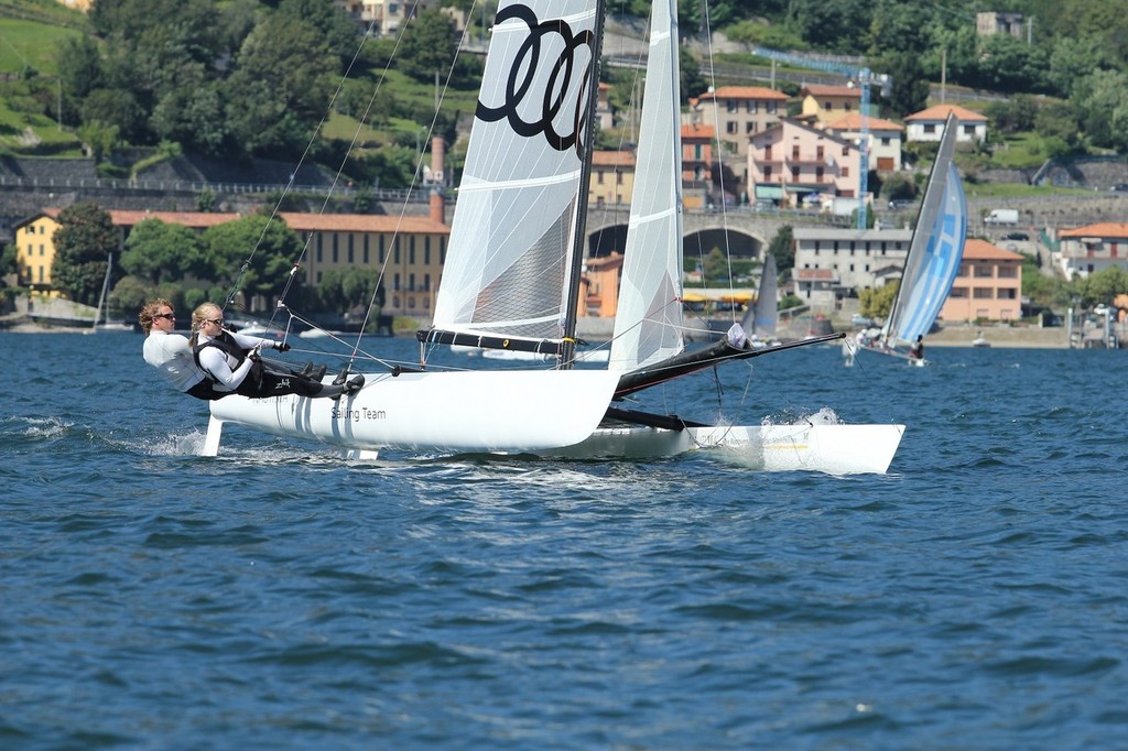 Tornado Mixed Sailing Maren and Thilo upwind &copy; Martina Barnetova